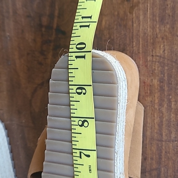 EUC Joie Sandals Women's sz 9 Two Band Suede Espadrille Wedge Slip On Sandal - Picture 13 of 13